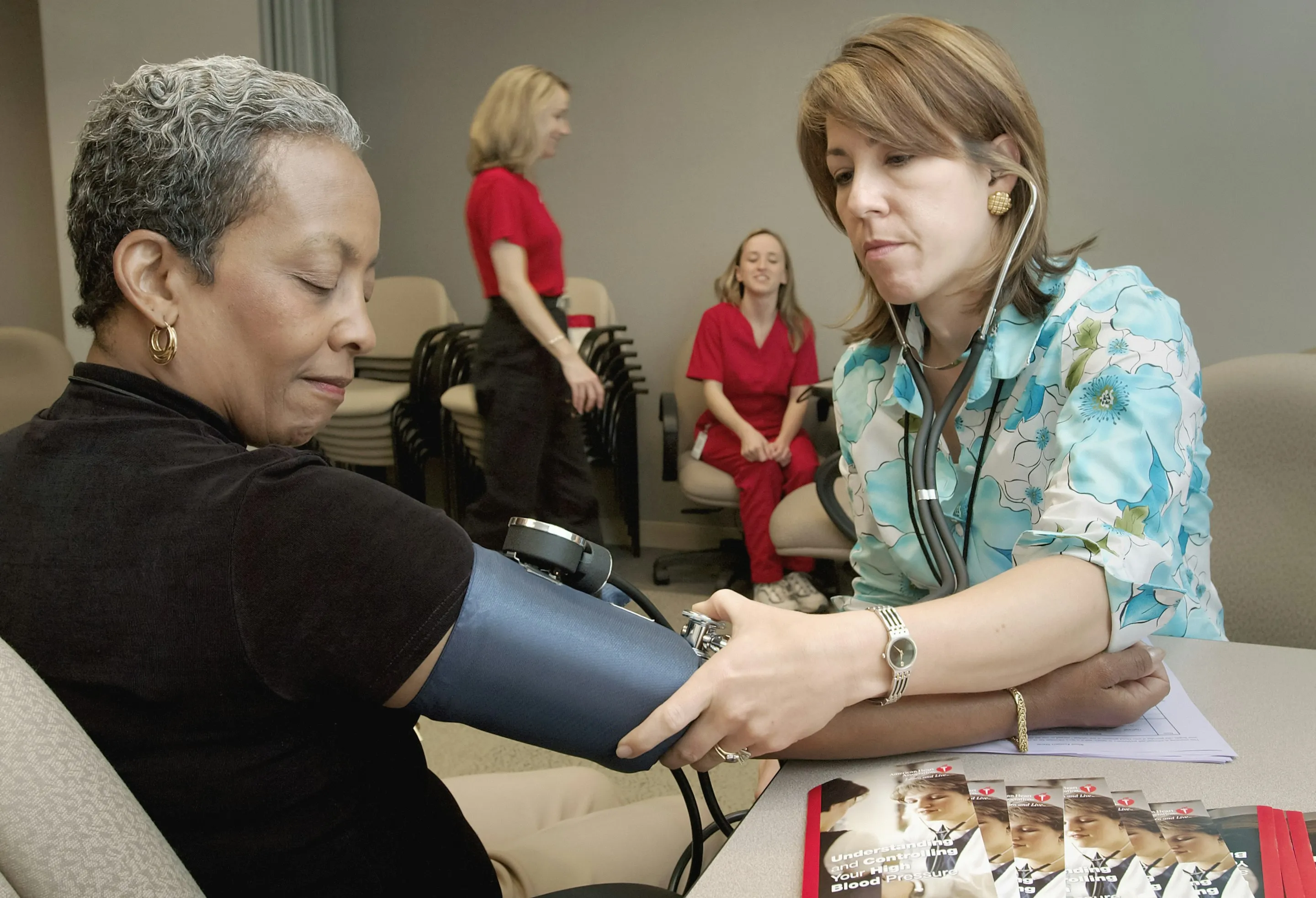 Medical imaging professionals at work