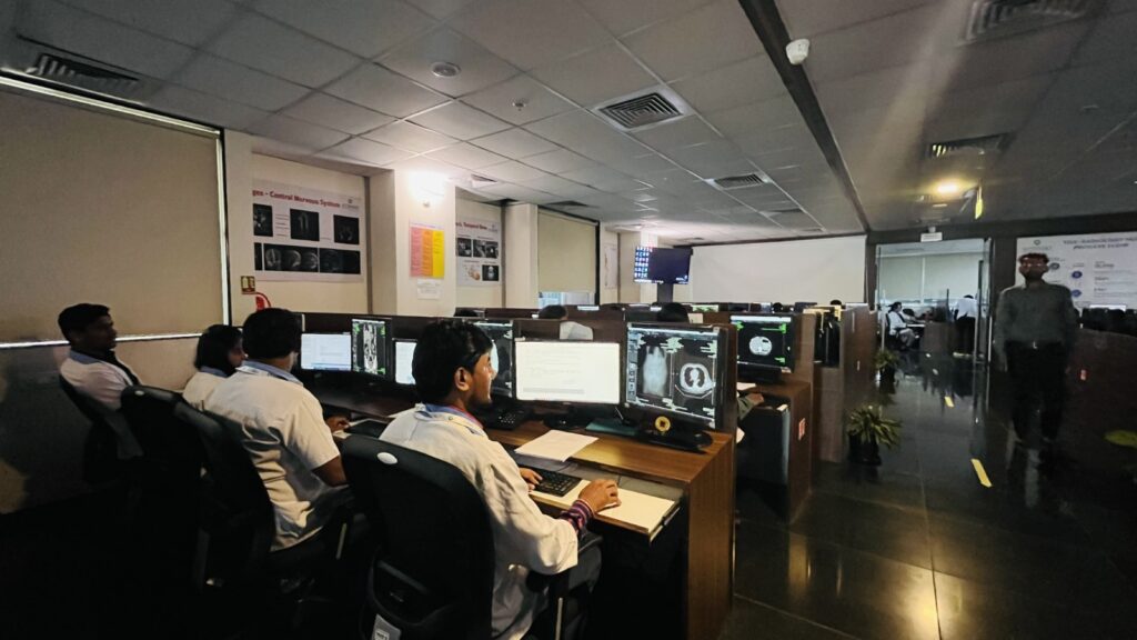 Krsnaa centralised radiology reporting room